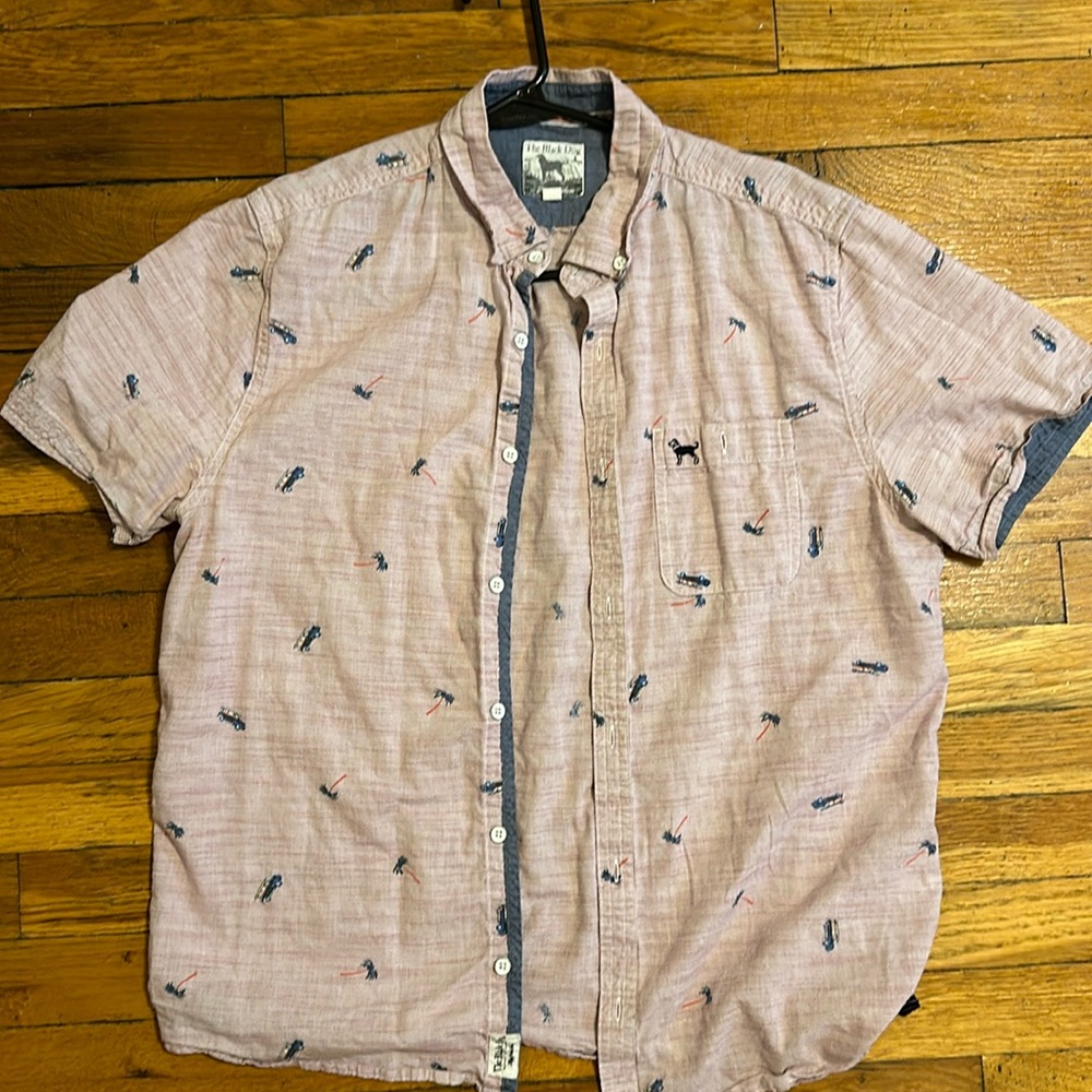 The Black Dog short sleeve button down